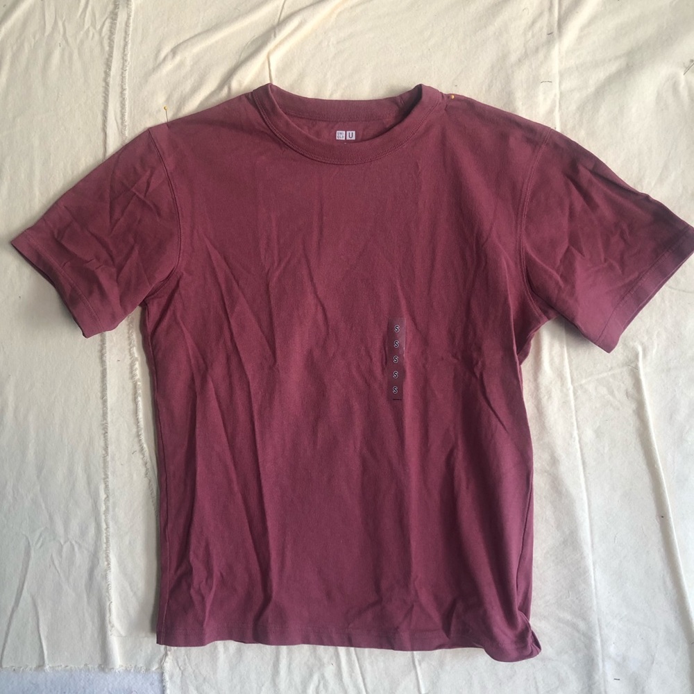 Uniqlo Purple Crew-Neck T-Shirt (S)